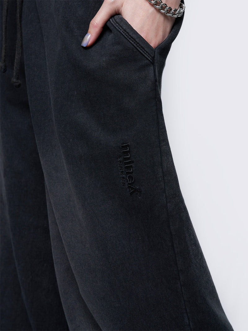 Liv Black Washed Sweatpants
