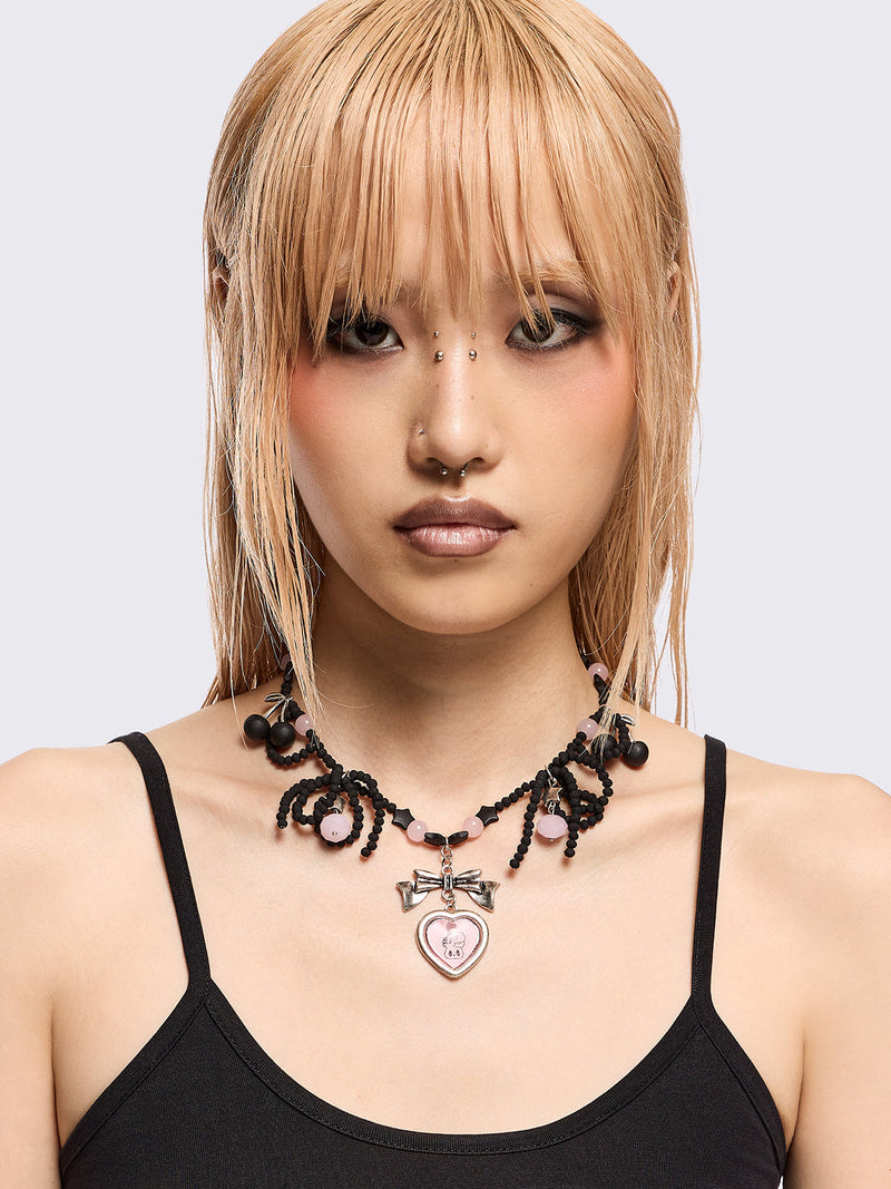 Minga x Esther Bunny Beaded Necklace