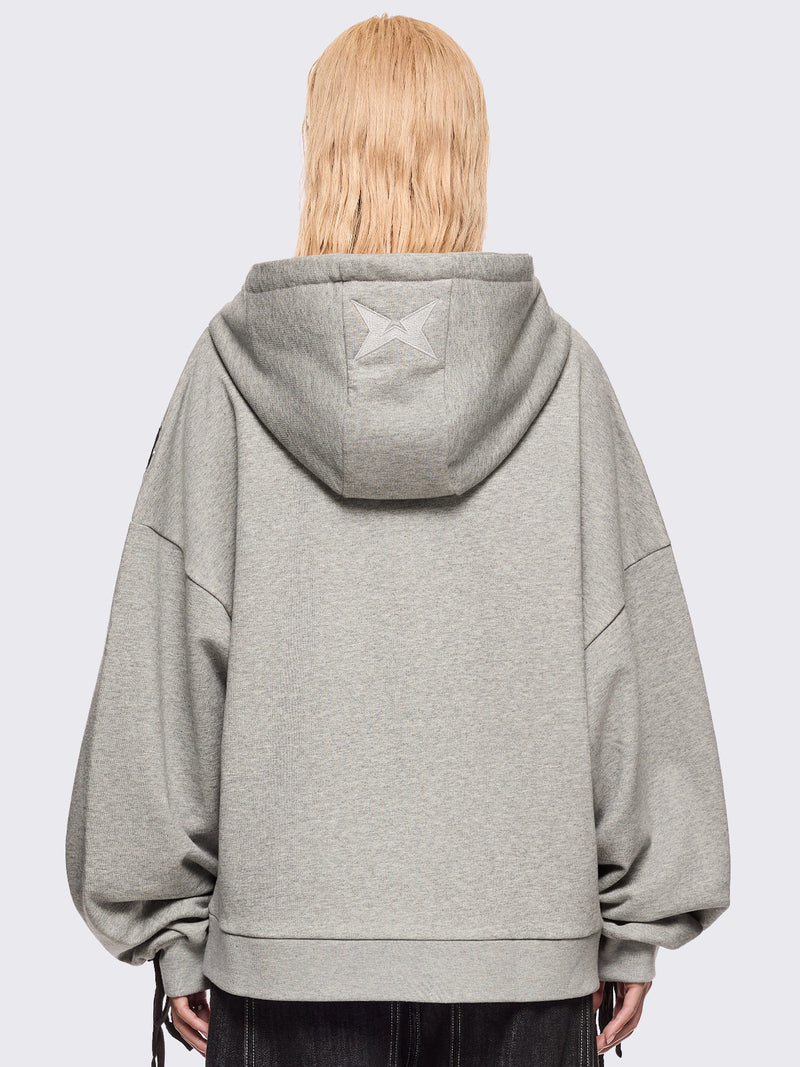 Mia Grey Zip Up Hoodie