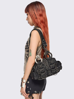 Mugshot Vegan Shoulder Bag