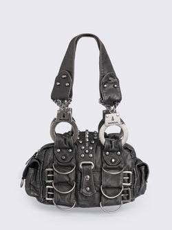 Mugshot Vegan Shoulder Bag