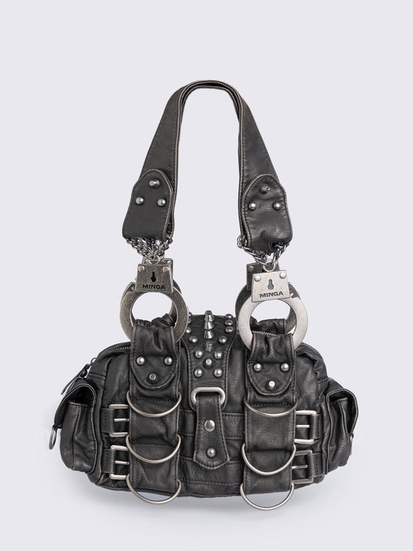 Mugshot Vegan Shoulder Bag
