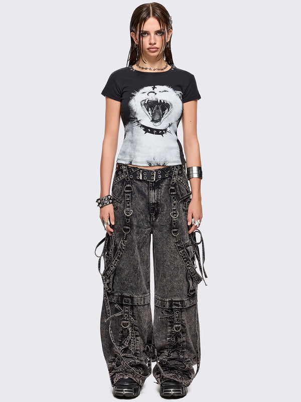 Nine Lives in Hell Baby Tee