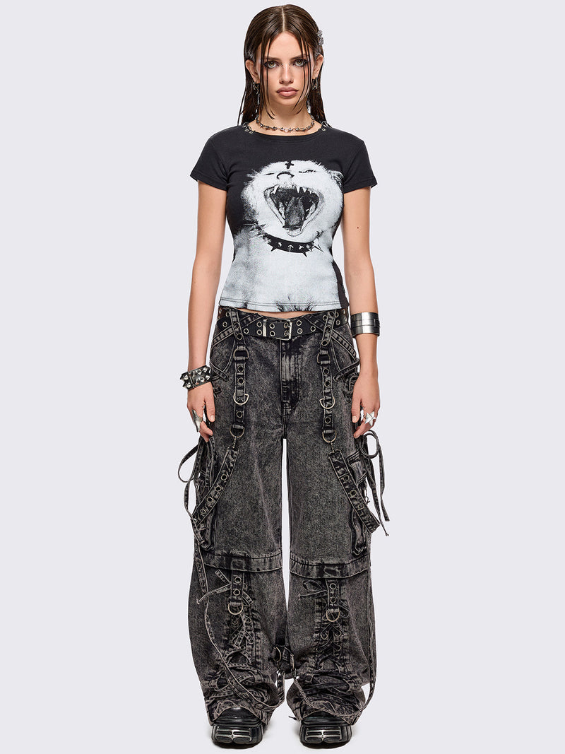Nine Lives in Hell Baby Tee