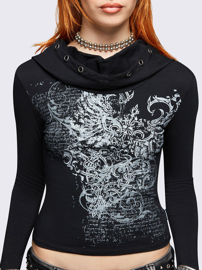 Obscurity Hooded Top