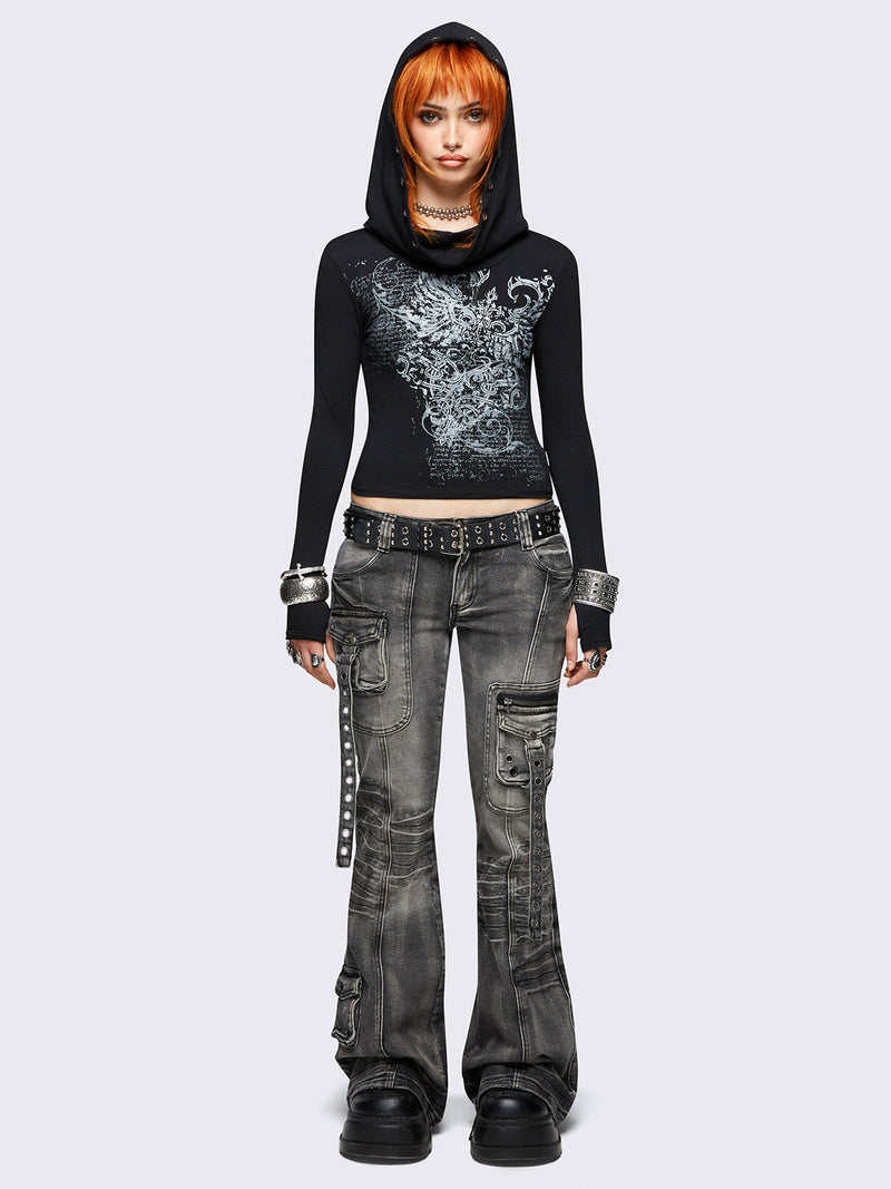 Obscurity Hooded Top