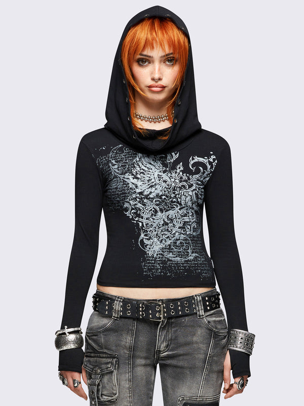 Obscurity Hooded Top