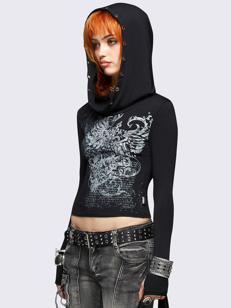 Obscurity Hooded Top