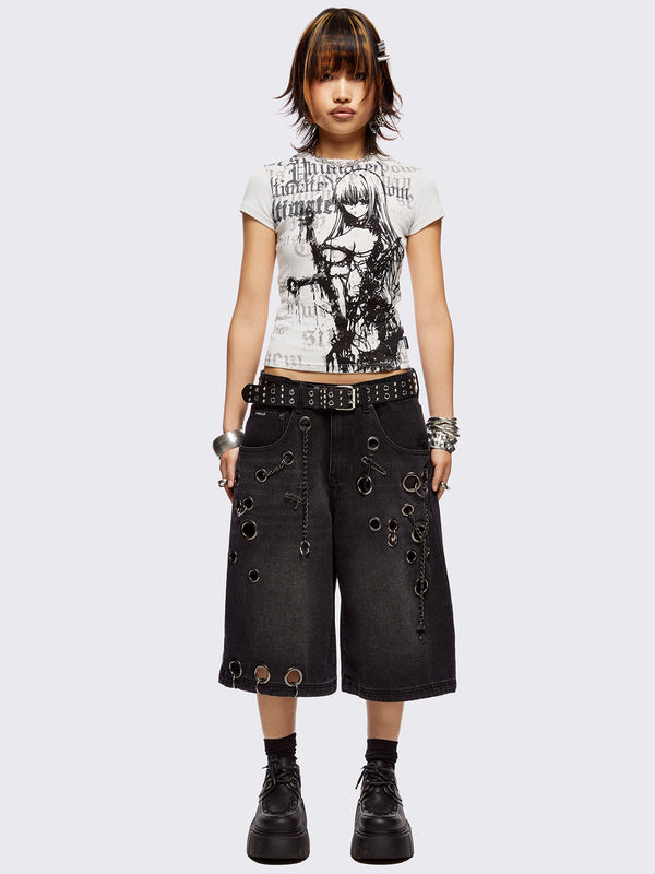 Outlaw Washed Jorts