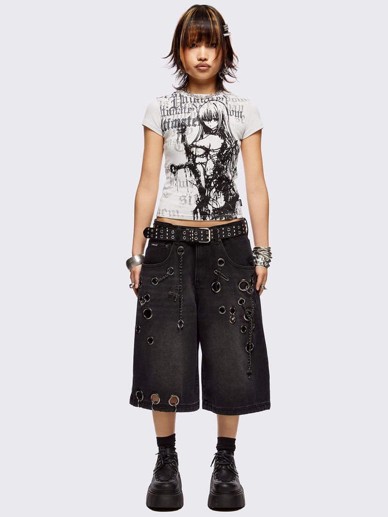 Outlaw Washed Jorts