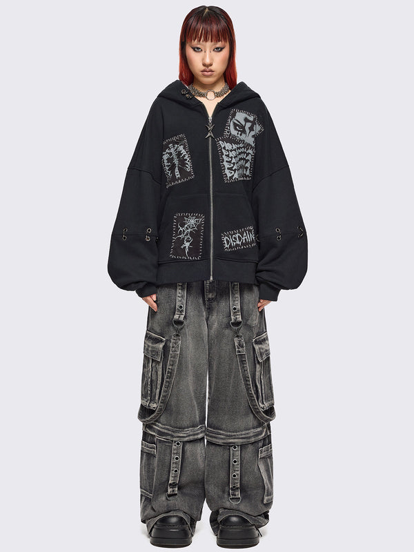 Paranoia Zip Up Hoodie