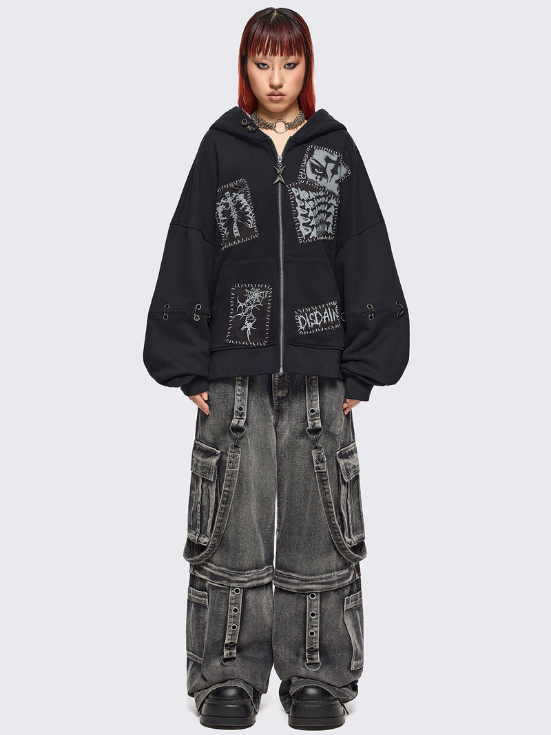 Paranoia Zip Up Hoodie