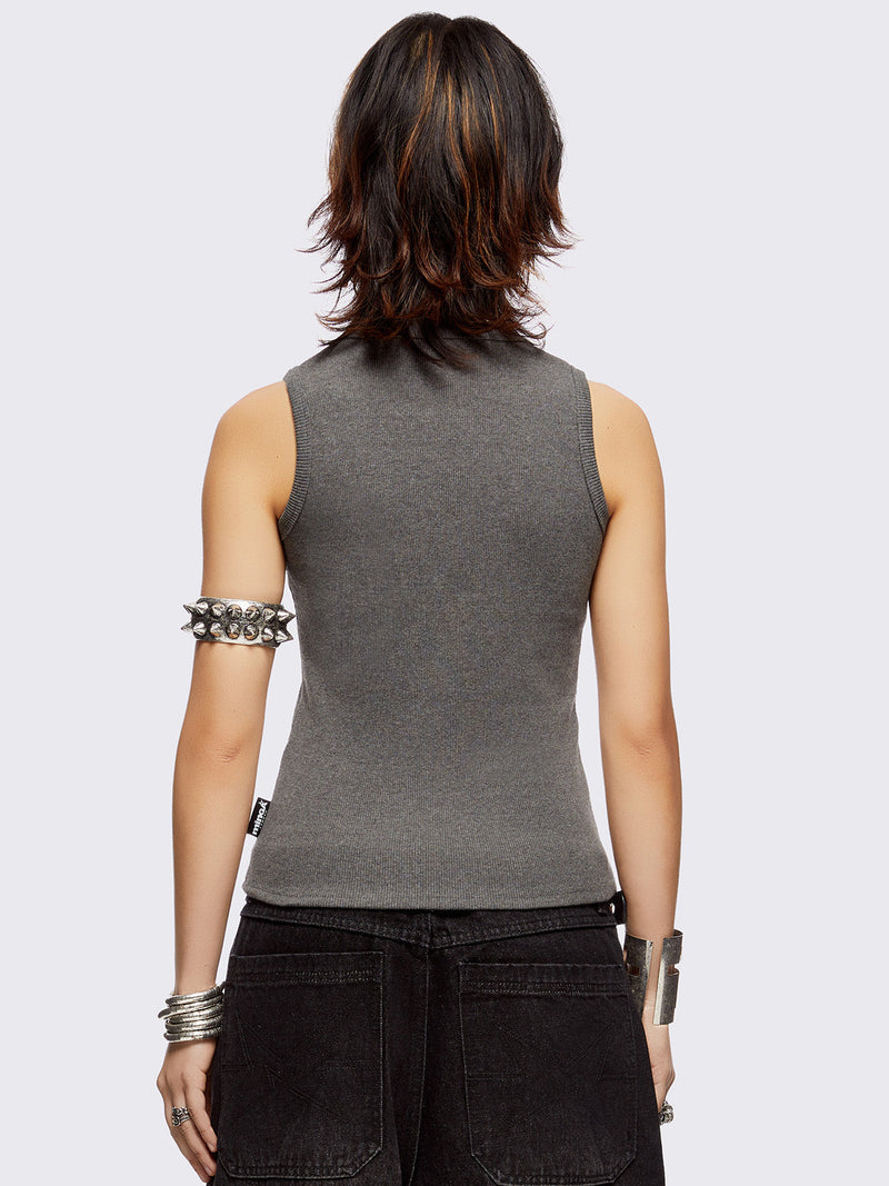 Pierce Me Vest Top