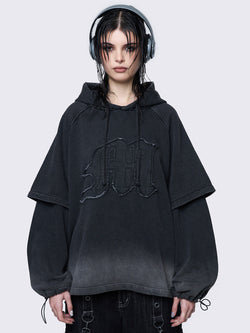 Rae Washed Layered Hoodie