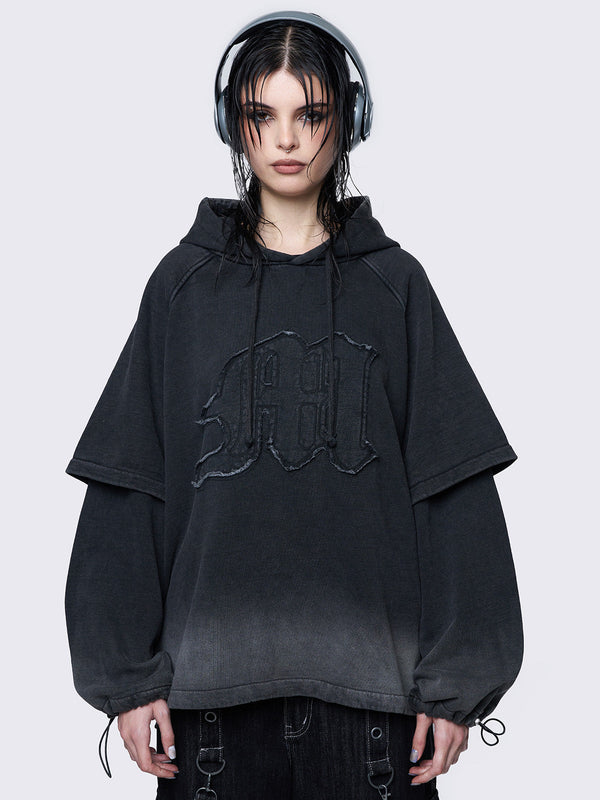 Rae Washed Layered Hoodie