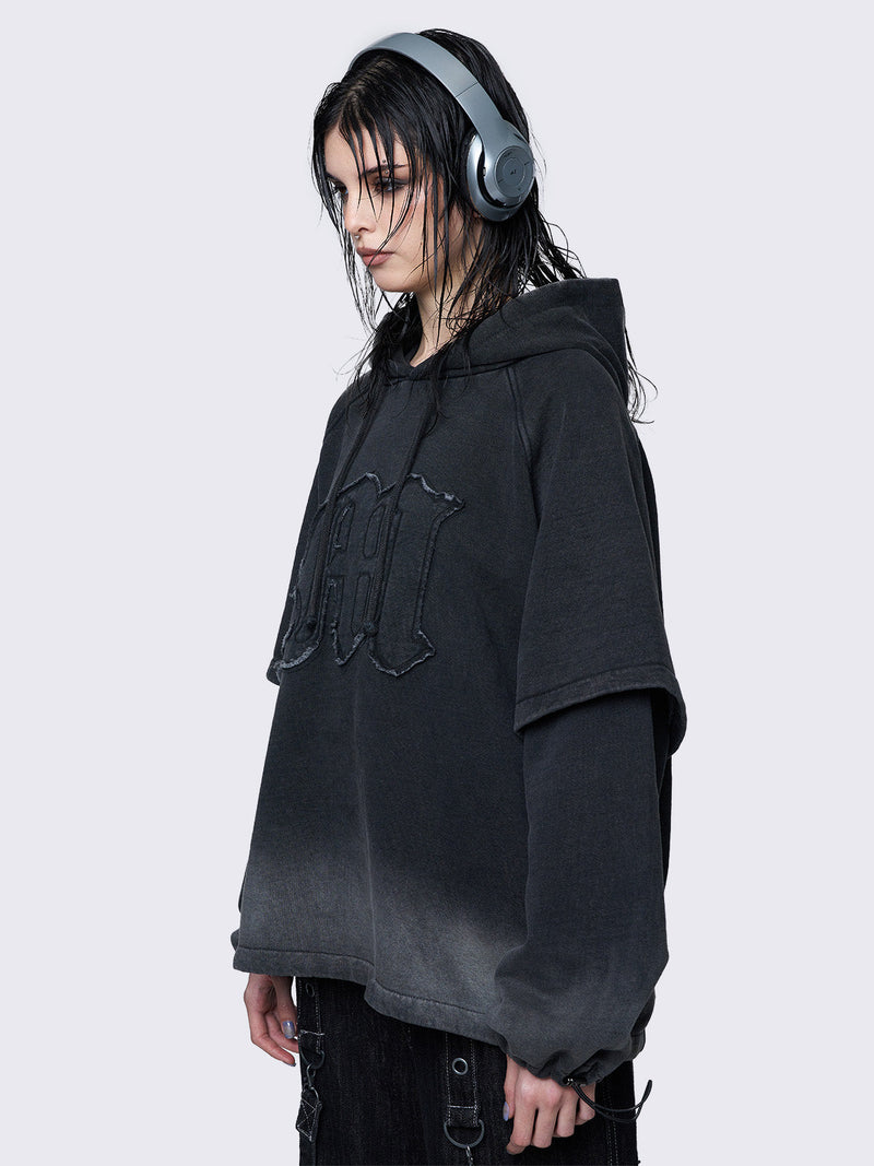 Rae Washed Layered Hoodie