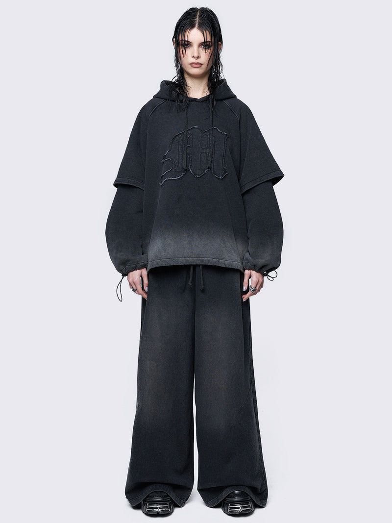 Rae Washed Layered Hoodie