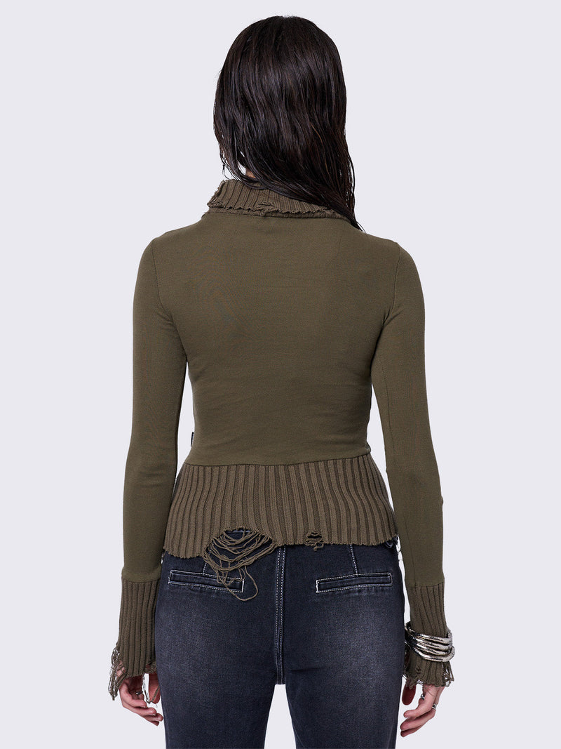 They Say High Neck Top