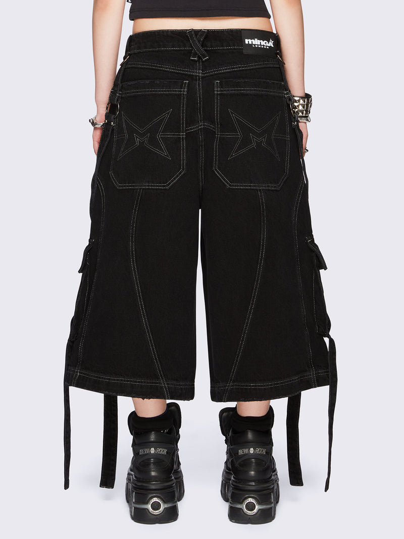 Trek Black Washed Jorts