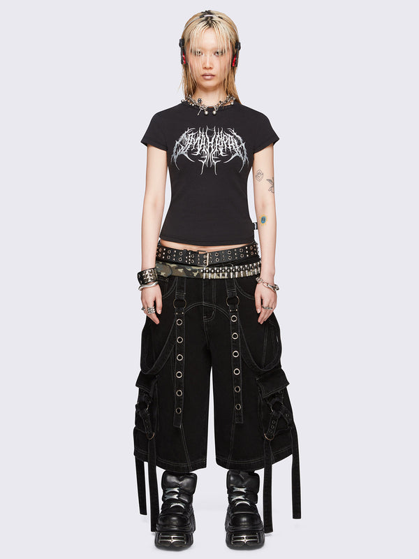 Trek Black Washed Jorts