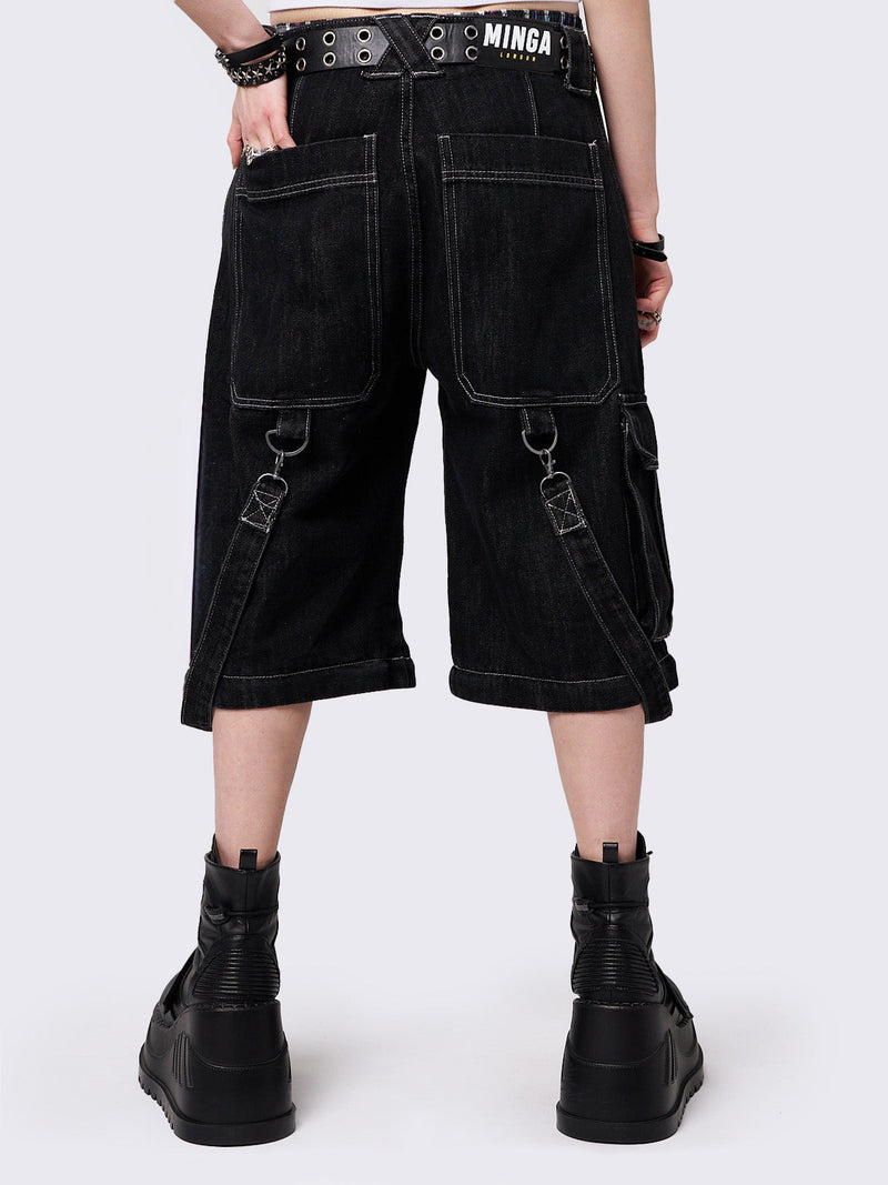 Trek Black Cargo Jeans