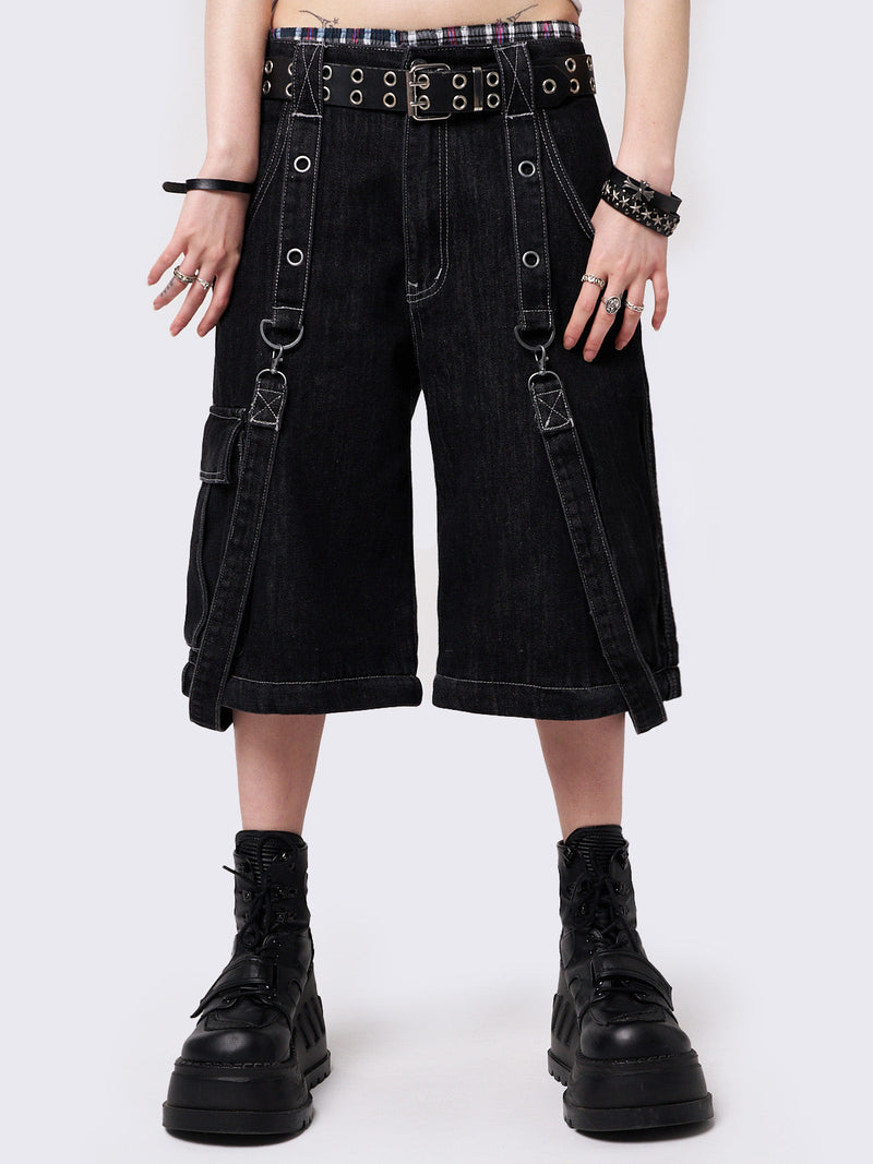 Trek Black Cargo Jeans